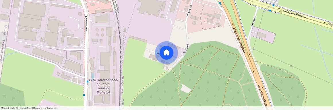 ul. Bacieczki, Leśna Dolina, Białystok, podlaskie