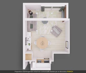 location Appartement T1 DE 35.7m² À MASSY - Photo 5