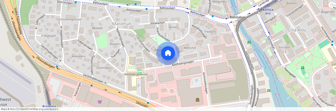 Fredriksbergsvägen, Bromma