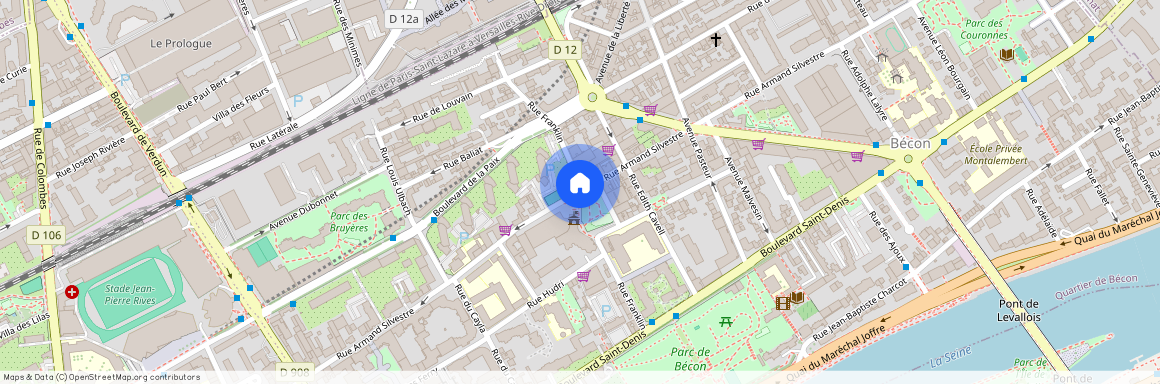 Rue Franklin, Francja, Courbevoie