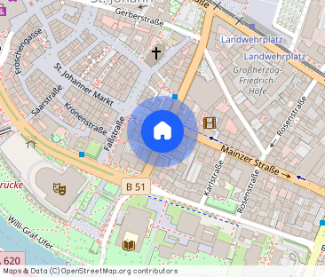 helle 2 ZKB-Mietwohnung mit 40 m² Dachterrasse - Foto 1