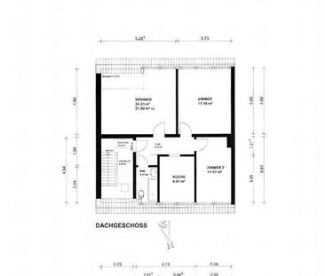 Sanierte & helle 3 Zimmerwohnung im Dachgeschoss in ruhiger & zentraler Lage von Bremen Rönnebeck - Photo 3