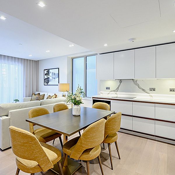 An interior-designed three double bedroom, two bathroom apartment on Edgware Road, London W2 - Photo 1