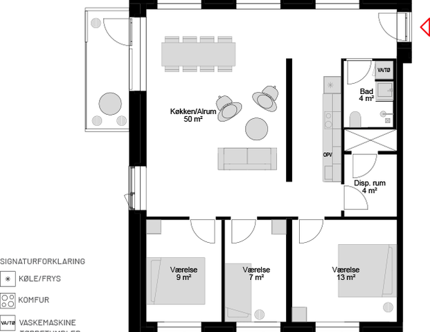 Godsbanen 95, 5. lejl. 1, Aalborg - Photo 1