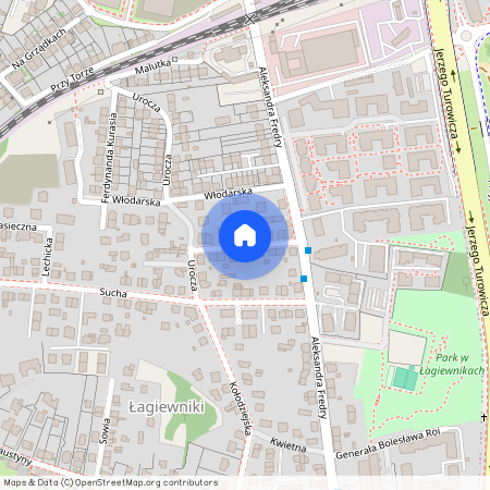 ul. Harcerska, Łagiewniki, Łagiewniki-Borek Fałęcki, Kraków, małopolskie