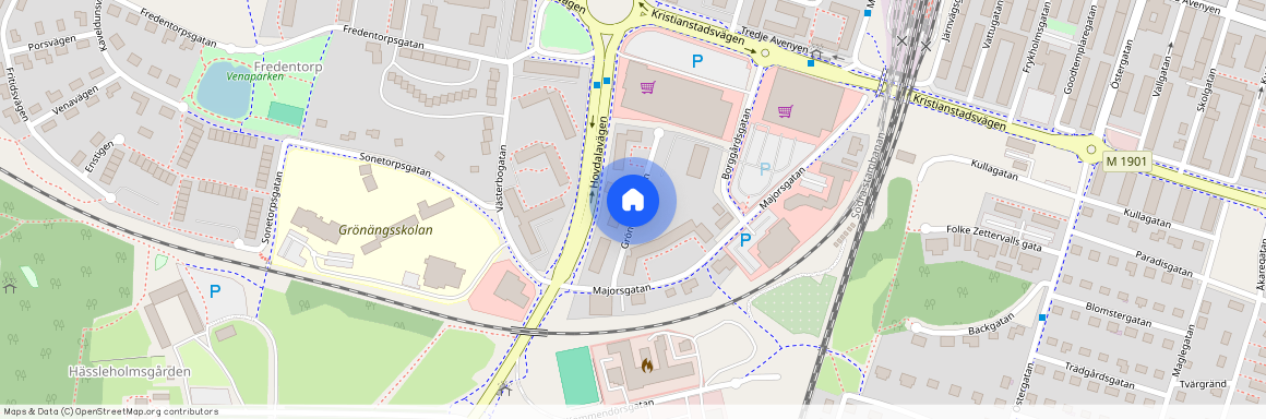 Grönängsslingan, Hässleholm