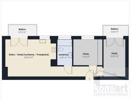 os. Słoneczne, 3 pokoje w nowym budynku z windą - Zdjęcie 2