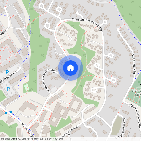 Thorsten Levenstams väg, Sköndal