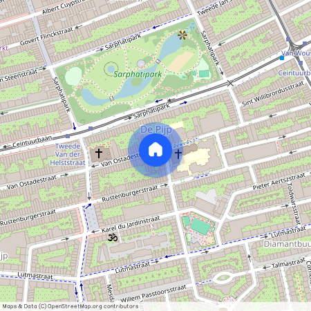 Nieuwe Pijp, 1073 TV, Van Ostadestraat, Amsterdam