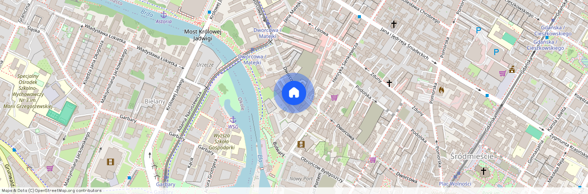 ul. Dworcowa 47, Śródmieście, Bydgoszcz, kujawsko-pomorskie