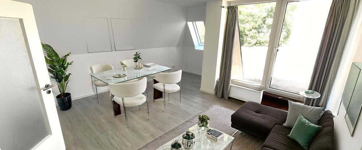 Jetzt zugreifen! Schöne 1,5-Zimmer-Wohnung in Wolfsburg mit Dachterrasse - Foto 1