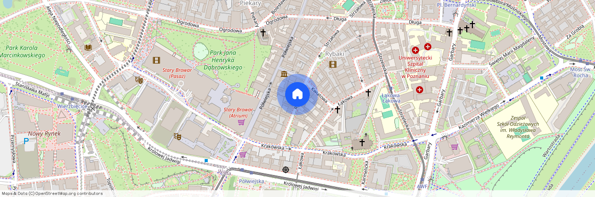 ul. Rybaki, Centrum, Stare Miasto, Poznań, wielkopolskie