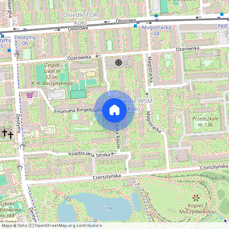 ul. Franciszka Raszei, Koło, Wola, Warszawa, mazowieckie