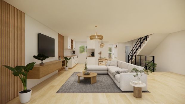 Superbe villa mitoyenne moderne 5.5 pièces à La Tour-de-Trême - Photo 1