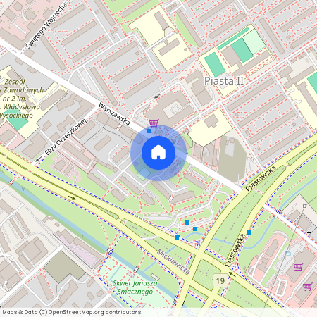 ul. Warszawska 76, Piasta II, Białystok, podlaskie