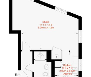 Studio to rent - Photo 6