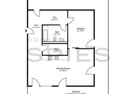 Neubau Park Side: Hochwertige 2-Zimmer-Wohnung im Penthouse mit großzügiger Dachterrasse - Foto 2