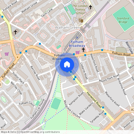 Parkland Walk, Kings Road Park, Fulham, London, SW6