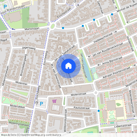 Molenstraat en omgeving, 5262 CP, Jan van Amstelstraat, Vught