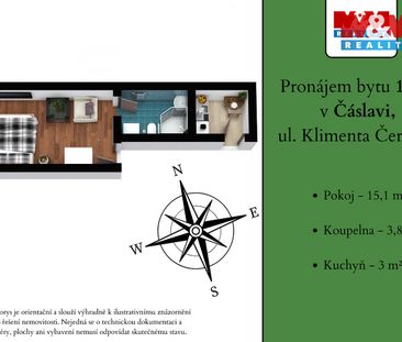 Pronájem bytu 1+kk 21 m² - Photo 1
