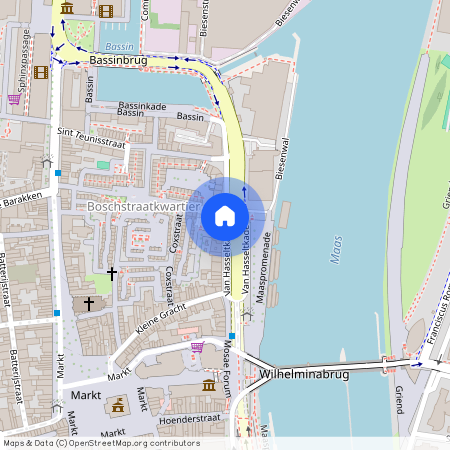 Boschstraatkwartier, 6211 CC, van Hasseltkade, Maastricht