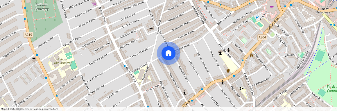 Bishops Road, Fulham, London