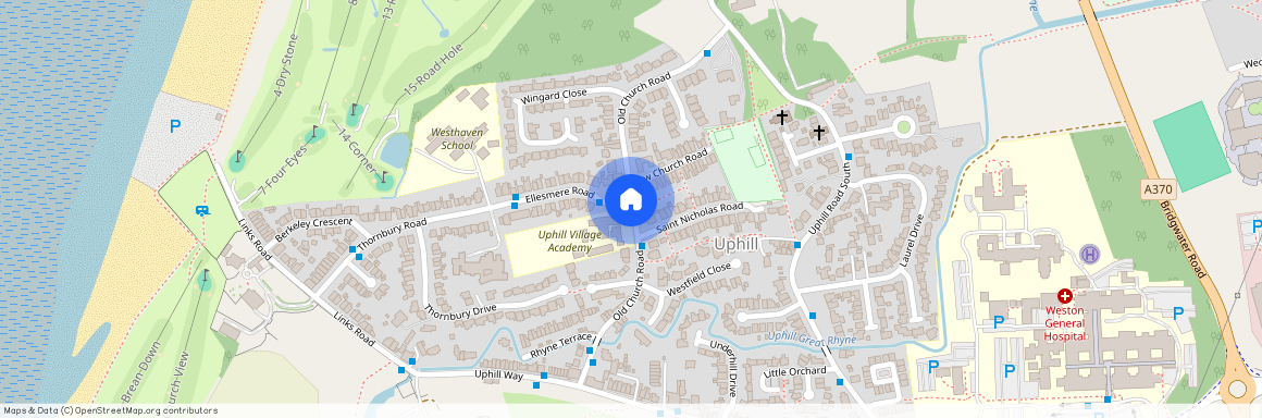 Old Church Road, Uphill, Weston-super-Mare