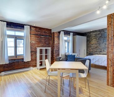 Colombier Loft Studio Entièrement Meublé à Louer Vieux-Québec Juill... - Photo 3