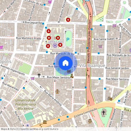 Rua General Jardim, 508 - Região Oeste - Vila Buarque, São Paulo, São Paulo, 01223010