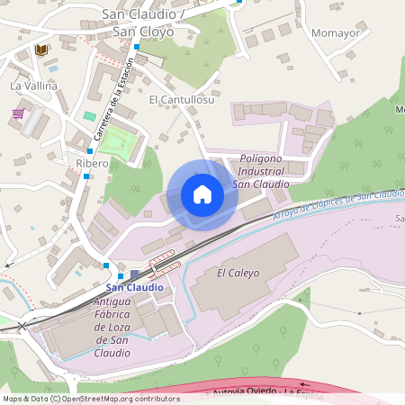 San Claudio-Trubia-Las Caldas, Oviedo