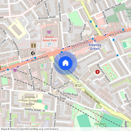 Hayfield Passage, Stepney Green, E1, London
