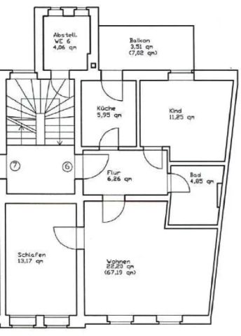 Gut geschnittene 3-R-Wohnung im 3.OG mit großem Balkon zu mieten - Photo 5