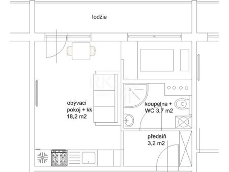 Pronájem bytu 1+kk 25 m2 - Photo 2