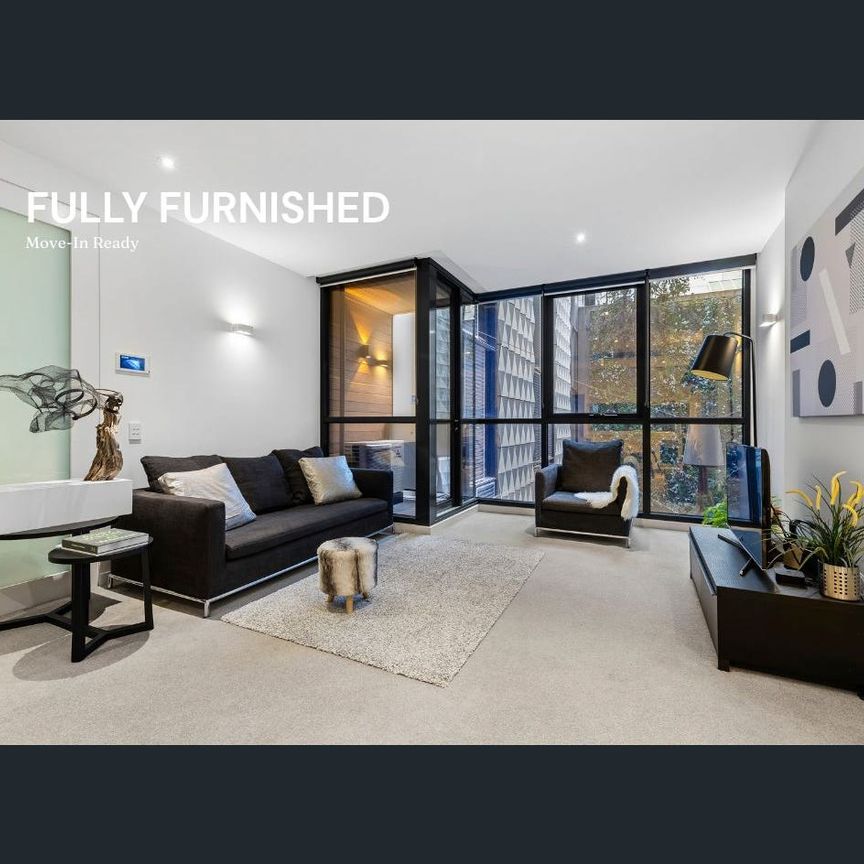 Fully Furnished Inner-City Living in Melbourne's Paris End - Photo 1
