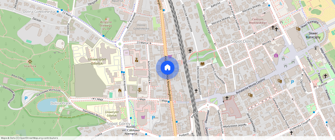 Sopot, Aleja Niepodległości