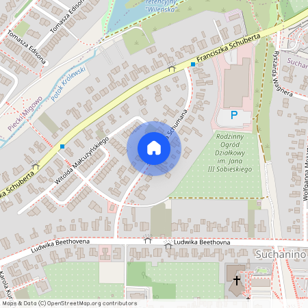 ul. Roberta Schumana, Suchanino, Gdańsk, pomorskie