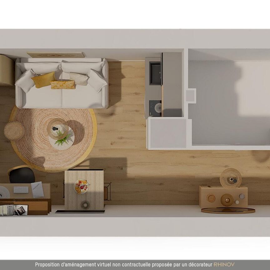 location Appartement T1 DE 18.6m² À DIJON - Photo 1