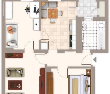 3-Zimmer-Wohnung in Mönchengladbach Rheydt - Foto 1