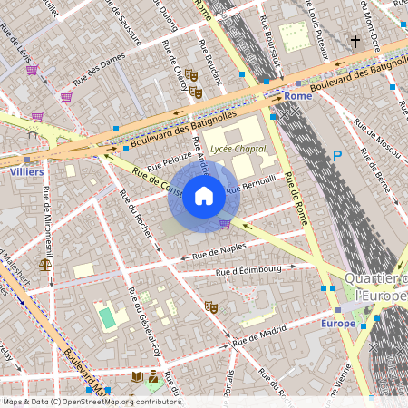 Paris VIIIe - Rue de Constantinople.