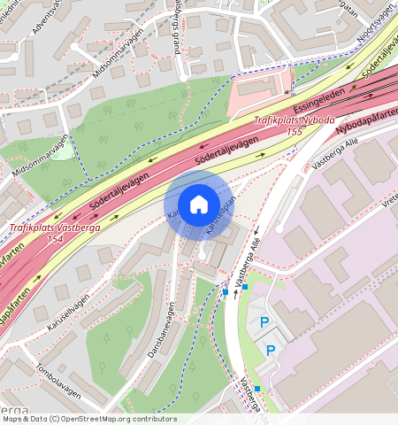 Dansbanevägen **, Västberga