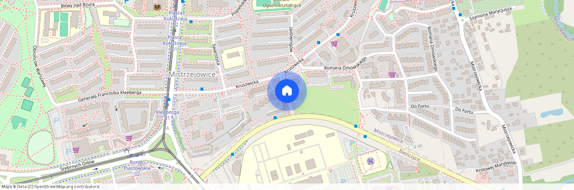 ul. Kupały, Mistrzejowice, Mistrzejowice, Kraków, małopolskie