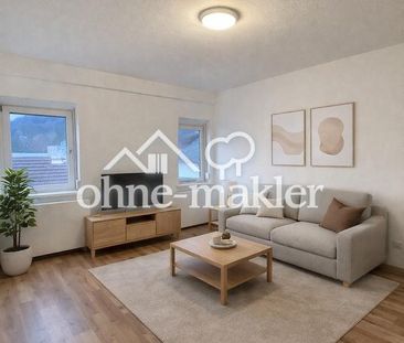 Zentral wohnen, ins Grüne schauen: renovierte 3-Zimmer-Wohnung mit ... - Photo 1