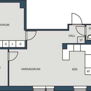 3 Rum och kök, Centrum - Foto 3