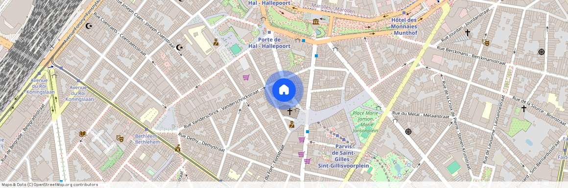 Avenue Jean Volders, 55, ET1, 1060, St Gilles