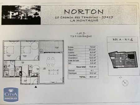 Location Appartement 3 pièces 72m² LA MONTAGNE 97417 - Photo 5