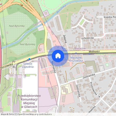 ul. Wolności, Maciejów, Zabrze, śląskie