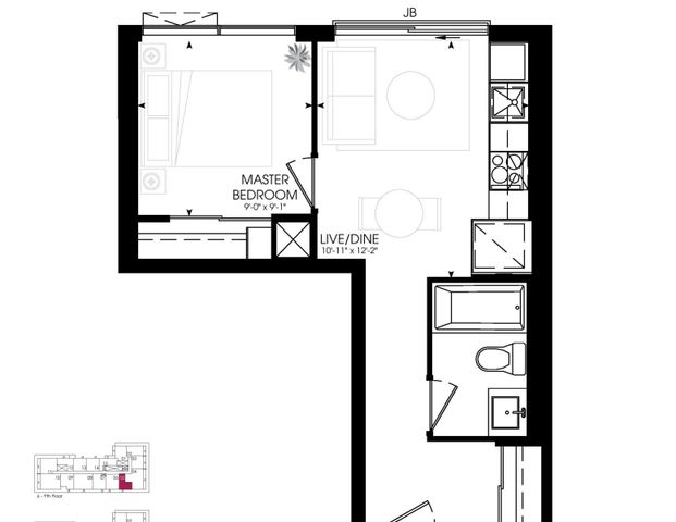 For Lease - 280 Dundas Street Unit# 805, Toronto, Ontario - Photo 1