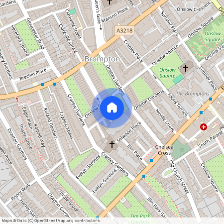 Onslow Gardens, South Kensington, London, SW7, United Kingdom