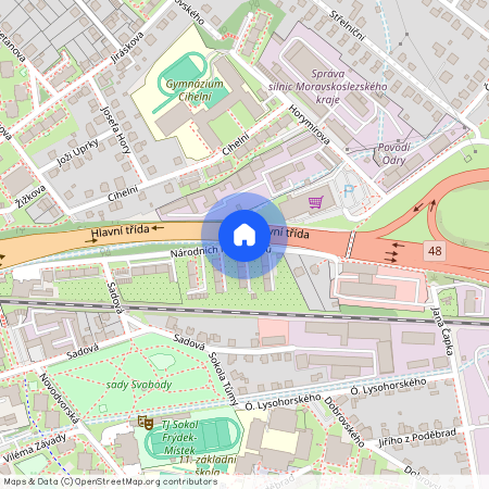 Národních mučedníků, Frýdek-Místek