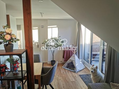 Licht & Design unterm Dach: Hochwertige 2-Zimmer-Wohnung mit Neubau-Charakter - Photo 2